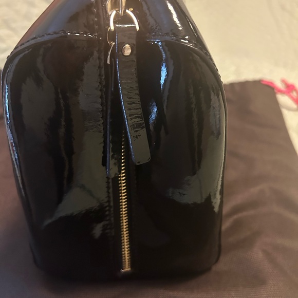 Black Patent Kate Spade Handbag - Picture 6 of 7
